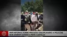 Anuncian proceso disciplinario a policías que ataron zapatos al presidente Castillo