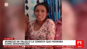 Aparece en Trujillo censista reportada como desaparecida. Foto y video: América Noticias