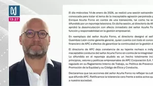 Empresa APC Corporación desvinculó a Manuel Enrique Acuña Forno como gerente general, luego de que agreda a una mujer en la calle. / Video: Canal N