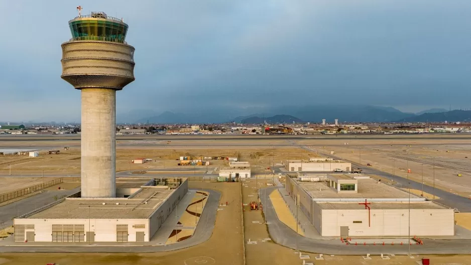 Nueva torre del aeropuerto Jorge Chávez / Foto: Andina