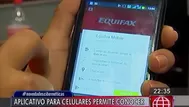 Aplicativo para celulares permite conocer situación financiera de posibles clientes