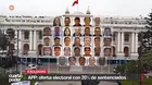 APP: Oferta electoral con 20% de sentenciados