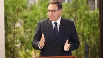 Martín Vizcarra perdió 7 puntos en su aprobación. Foto: El Comercio