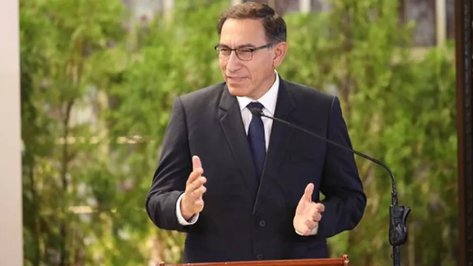 Martín Vizcarra perdió 7 puntos en su aprobación. Foto: El Comercio