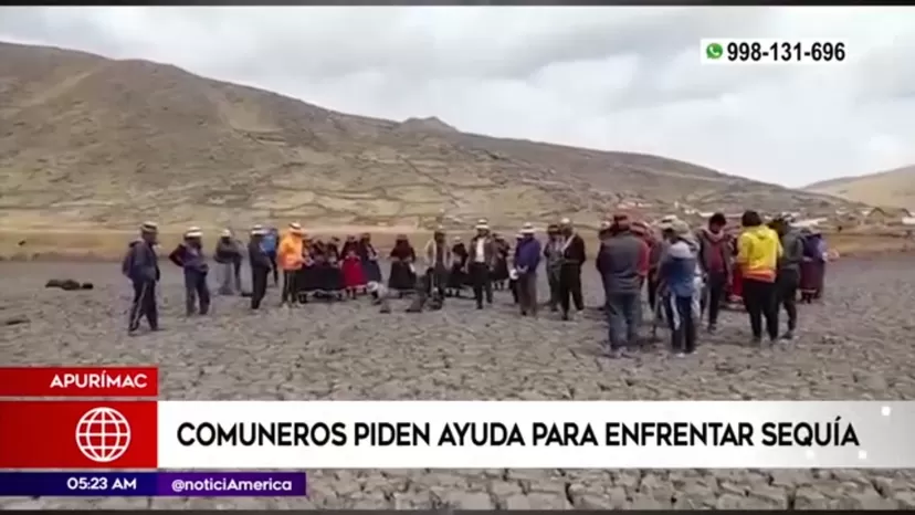 Apurímac: Comuneros piden ayuda para enfrentar sequía