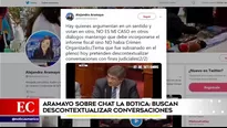 Alejandra Aramayo se defiende en Twitter.