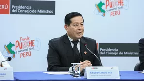 Eduardo Arana anunció el despliegue del plan de operaciones Fiestas Patrias 2025 a cargo de la PNP. Foto: PCM. Video: Canal N