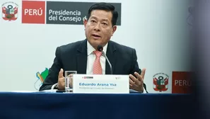 El premier Eduardo Arana afirmó que el Ejecutivo combate la criminalidad con estrategias policiales y que un eventual estado de emergencia dependerá de un análisis técnico del Ministerio del Interior. Foto: PCM. Video: Canal N