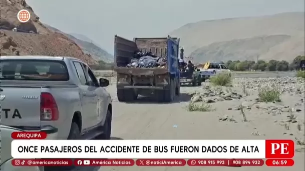 11 heridos del accidente en Arequipa fueron dados de alta/ América Noticias 11 heridos del accidente en Arequipa fueron dados de alta/ América Noticias