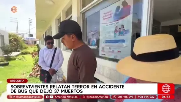 Arequipa: dan de alta a 11 heridos del accidente de bus y piden detener a chofer por 7 días/ América Noticias Arequipa: dan de alta a 11 heridos del accidente de bus y piden detener a chofer por 7 días/ América Noticias