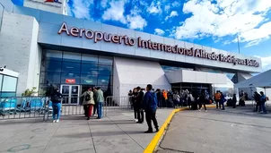 Aeropuerto de Arequipa activa protocolo por presunto explosivo en equipaje, según Aeropuertos Andinos. / Video: Canal N