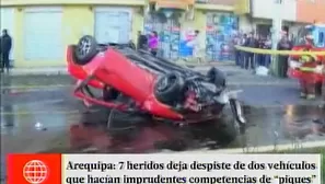 El accidente ocurrió en la avenida Pizarro en el distrito de Paucarpata