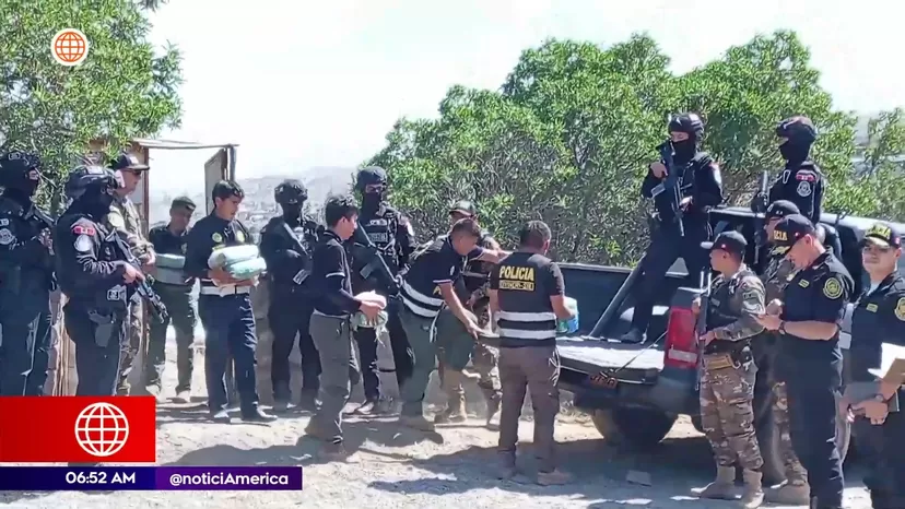 Arequipa: Capturan organización criminal que escondía droga bajo tierra