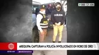 Arequipa: Capturan a policía involucrado en robo de oro