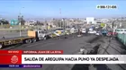 Arequipa: Carretera hacia Puno fue despejada