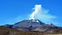 Volcán Sabancaya. Foto: Agencia Andina