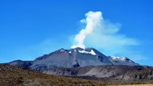 Volcán Sabancaya. Foto: Agencia Andina