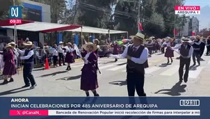 Arequipa celebra 485 años de aniversario con Corso de la Amistad