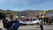 La huelga en Caylloma dejó pérdidas económicas. Foto: Perú 21