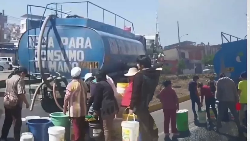 Arequipa: Cuatro distritos sin servicio de agua potable