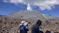 Volcán Sabancaya. Foto: Agencia Andina