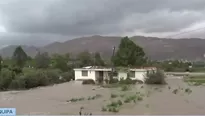 Emergencia se reportó en el distrito de Tiabaya (Foto: Captura Canal N)