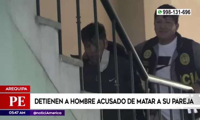 Arequipa: Detienen a hombre acusado de asesinar a su pareja