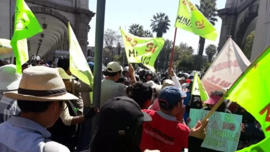 En la cita pidieron a Vizcarra solucionar pronto el conflicto en Arequipa. Foto referencial: El Comercio  