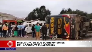 Accidente en Arequipa. América Noticias