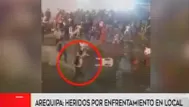 Arequipa: fiesta se convirtió en una batalla campal