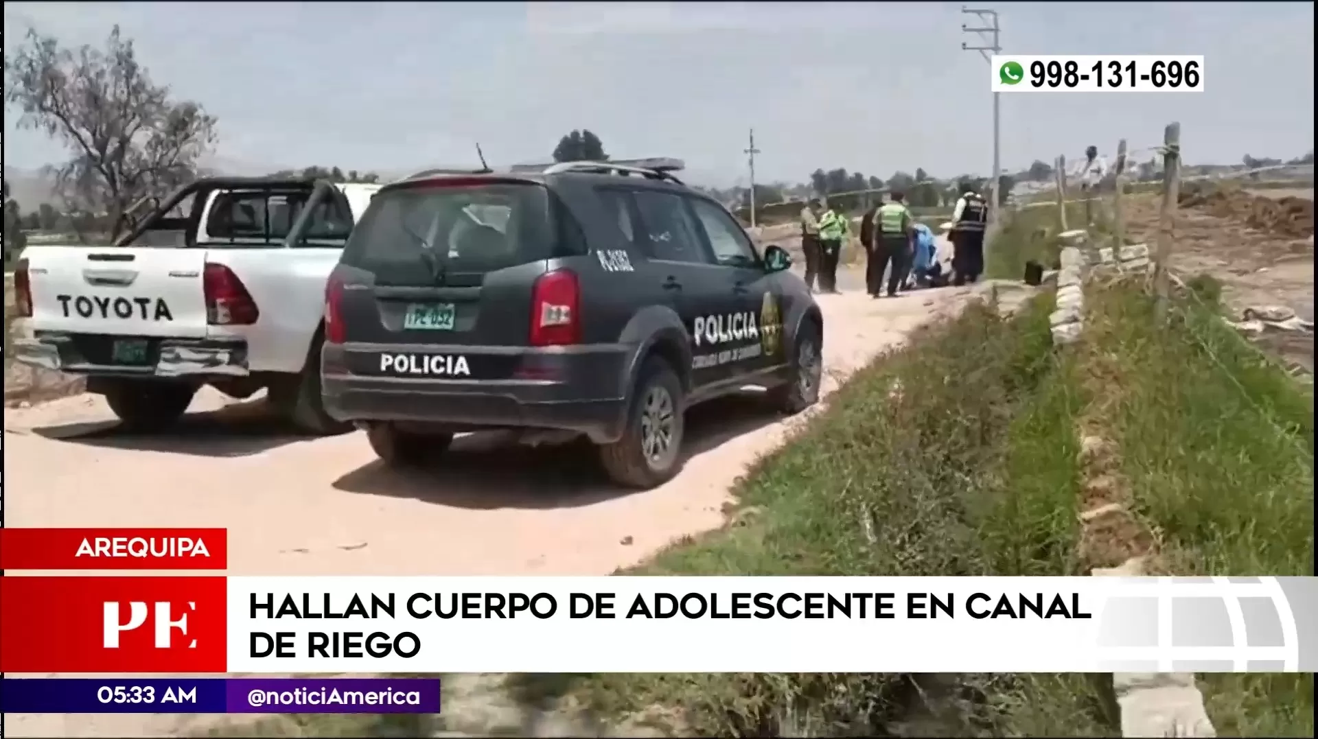 Asesinato en Arequipa. Foto: América Noticias