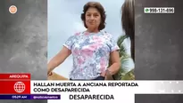 Hallan muerta a mujer desaparecida en Arequipa. Foto y video: América Noticias