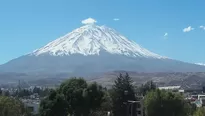 La nieve afectó tramos de la carretera. Foto: América Noticias