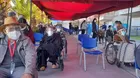 Arequipa: Largas colas de adultos mayores de 80 años para recibir vacuna contra COVID-19