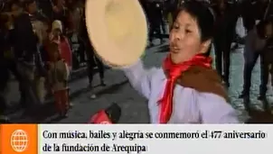 Arequipa celebra su 477 aniversario.