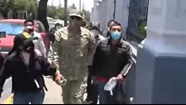 Militar disparó contra asaltante en Arequipa.