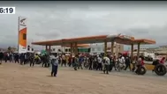 Arequipa: Mineros informales realizaron protesta en la Panamericana Sur 