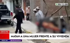 Arequipa: Mujer fue asesinada frente a su vivienda - Noticias de iquitos