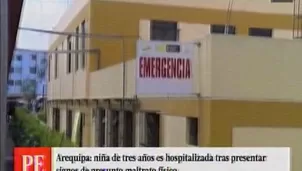 Niña fue llevada a un hospital. América Noticias