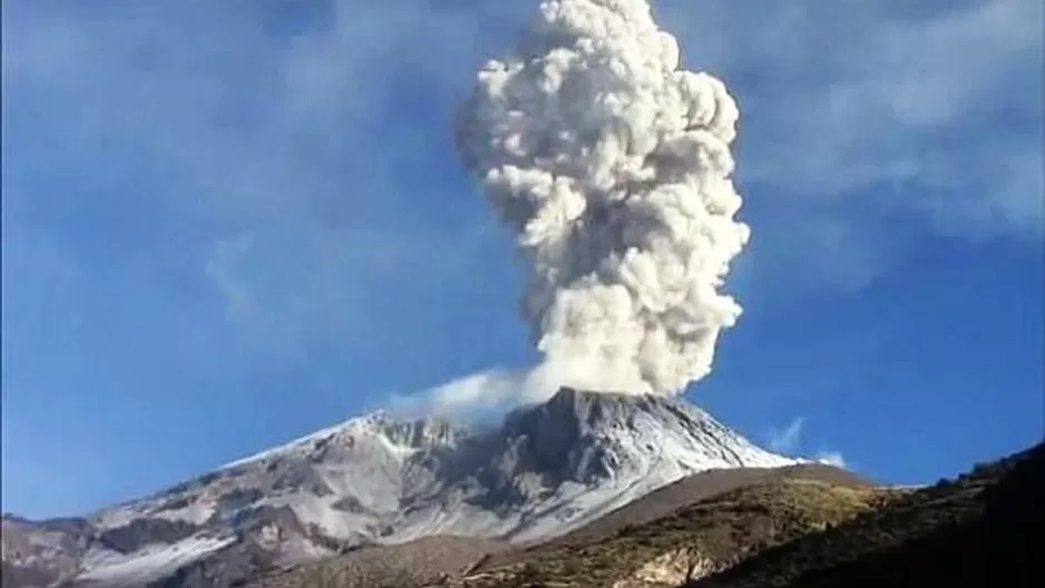 Volcán Sabancaya. Foto: Difusión