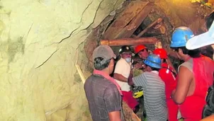 En 2015, otros mineros también quedaron atrapados en Acarí. Foto referencial: diariocorreo.pe/Video: América Noticias