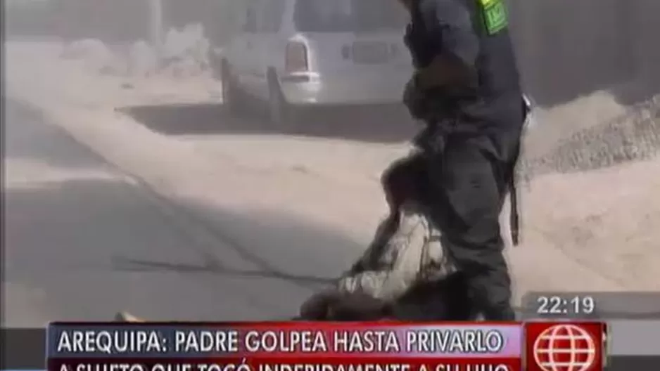 Arequipa: padre golpeó brutalmente a sujeto que intentó violar a su hijo