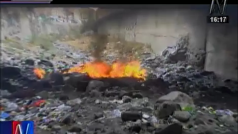 Arequipa: Policía intervino a indigentes que ocupan torrenteras / Foto: captura Canal N