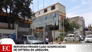 Arequipa registra su primer caso sospechoso de difteria. Video: América