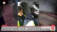 Arequipa: Rescataron a recién nacida abandonada en plena calle