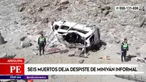 Accidente de tránsito en Arequipa. Foto y video: América Noticias