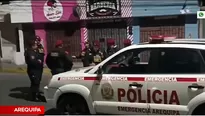 Asesinato en Arequipa. Foto y video: América Noticias