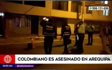 Arequipa: sicarios acribillan a colombiano - Noticias de sicaria