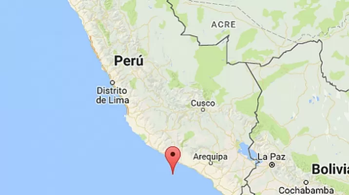 Nuevo sismo en Arequipa. Foto: @Sismos_Peru_IGP Nuevo sismo en Arequipa. Foto: @Sismos_Peru_IGP