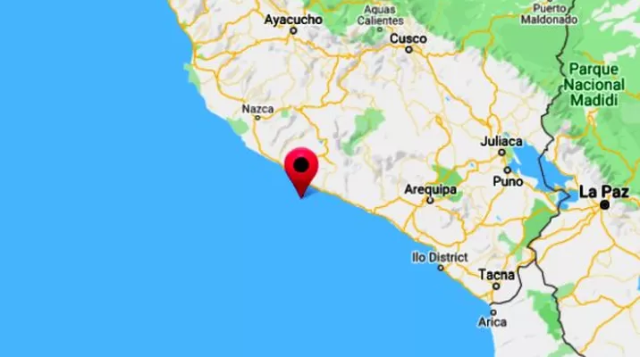 Hasta el momento no se reportaron daños personales ni materiales. Foo: IGP Hasta el momento no se reportaron daños personales ni materiales. Foo: IGP